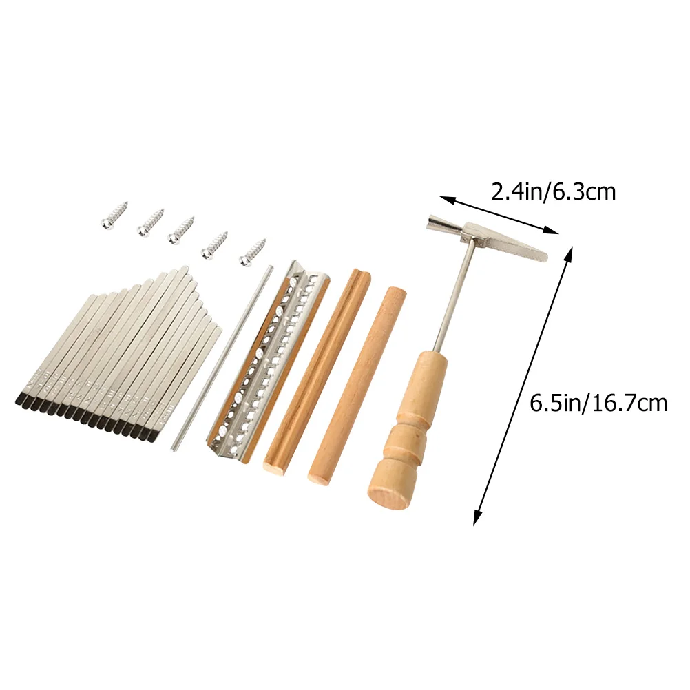 Kalimba 17 Keys Shrapnel Repairing Parts Accessories for Musical Instrument DIY