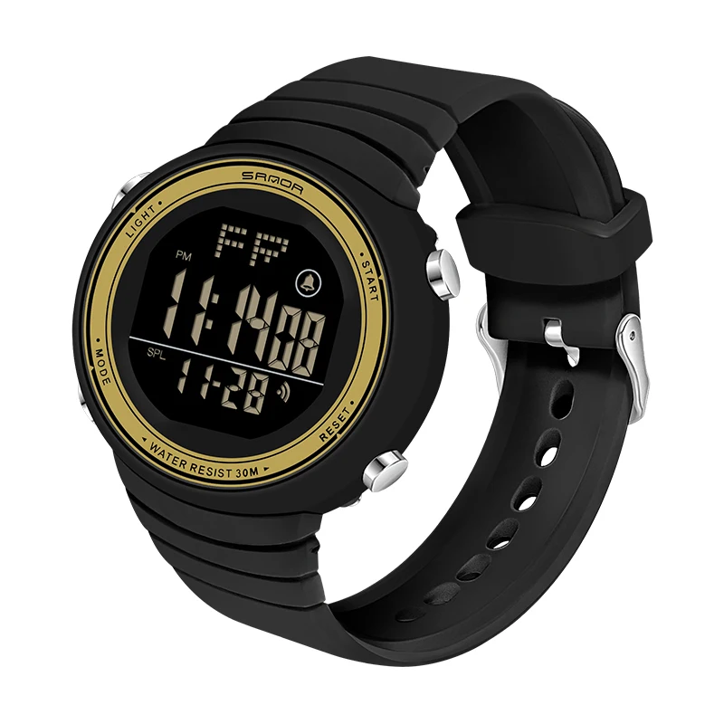 2021 New Fashion Women Digital LED Sports Watch Multifunctional Waterproof Ladies Pink Wrist-Watch Fit Girl Holiday Gift Watches 