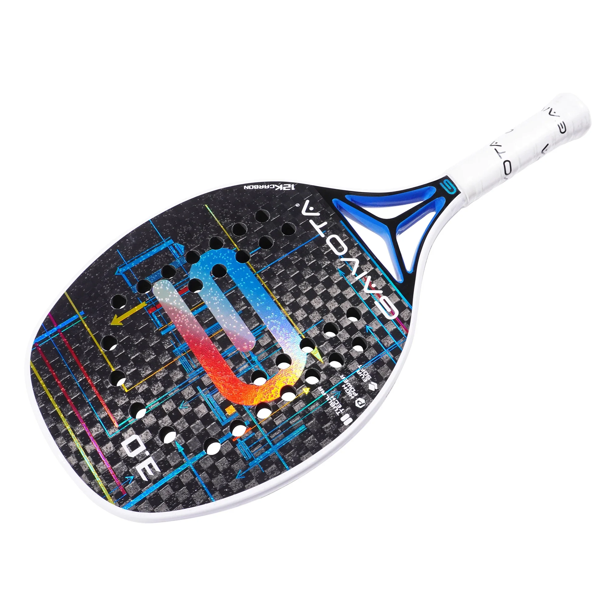 Gaivota3.0 2024 비치 테니스 라켓, 12K 탄소 및 배낭