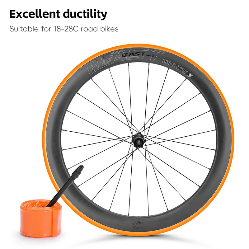 WEST BIKING Bicycle Inner Tube Lightweight TPU 700X23 25 28C Road Bike Tire Pneumatic Tire 65mm Presta Valve Bike Accessories