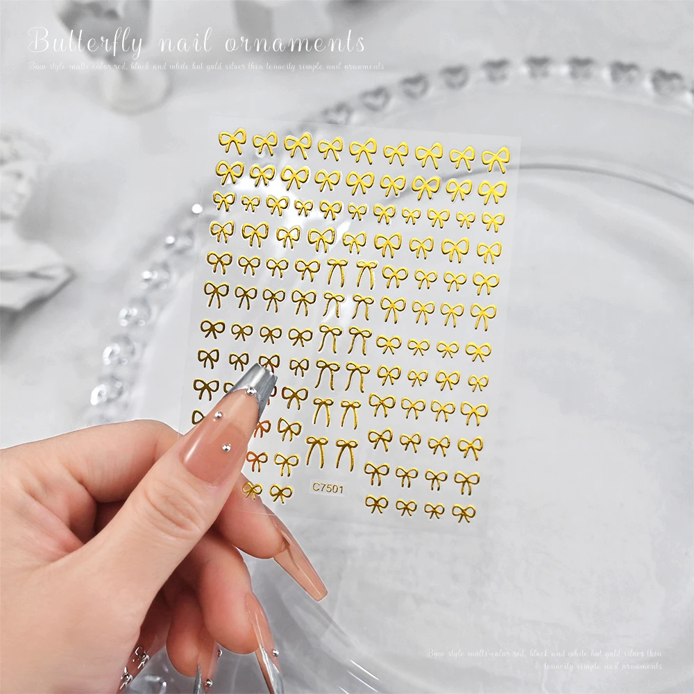 Bowknot Nail Stickers 12