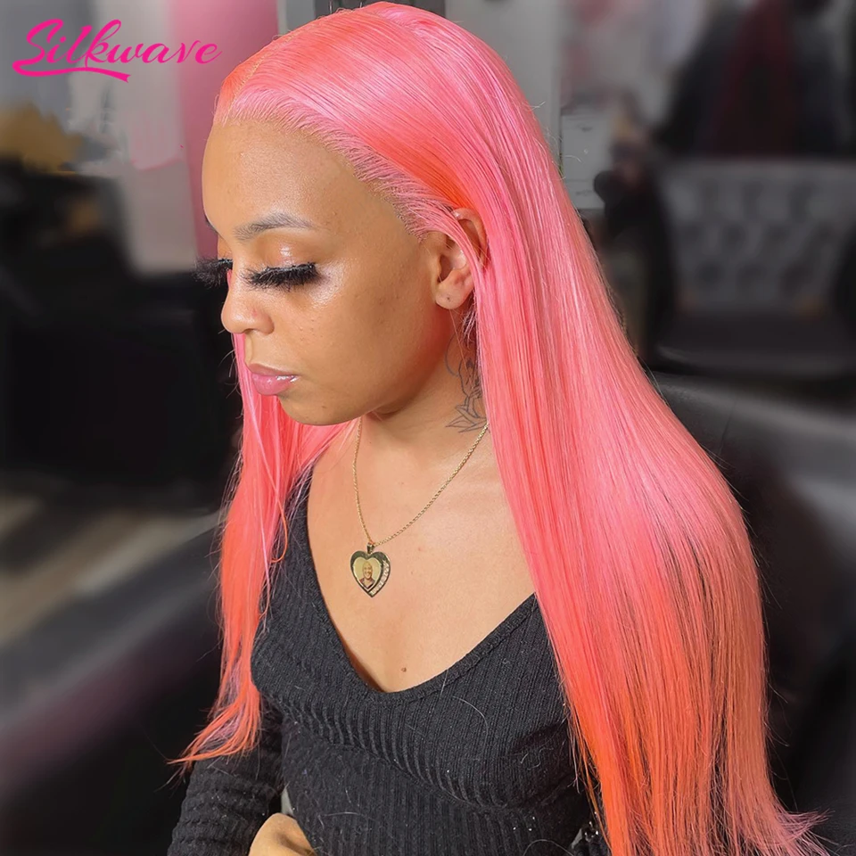 

30 36 Inch Pink Colored Human Hair Wigs For Women Blonde 613 Hd Lace Frontal Wig 13x6 13x4 Straight Transparent Lace Front Wig