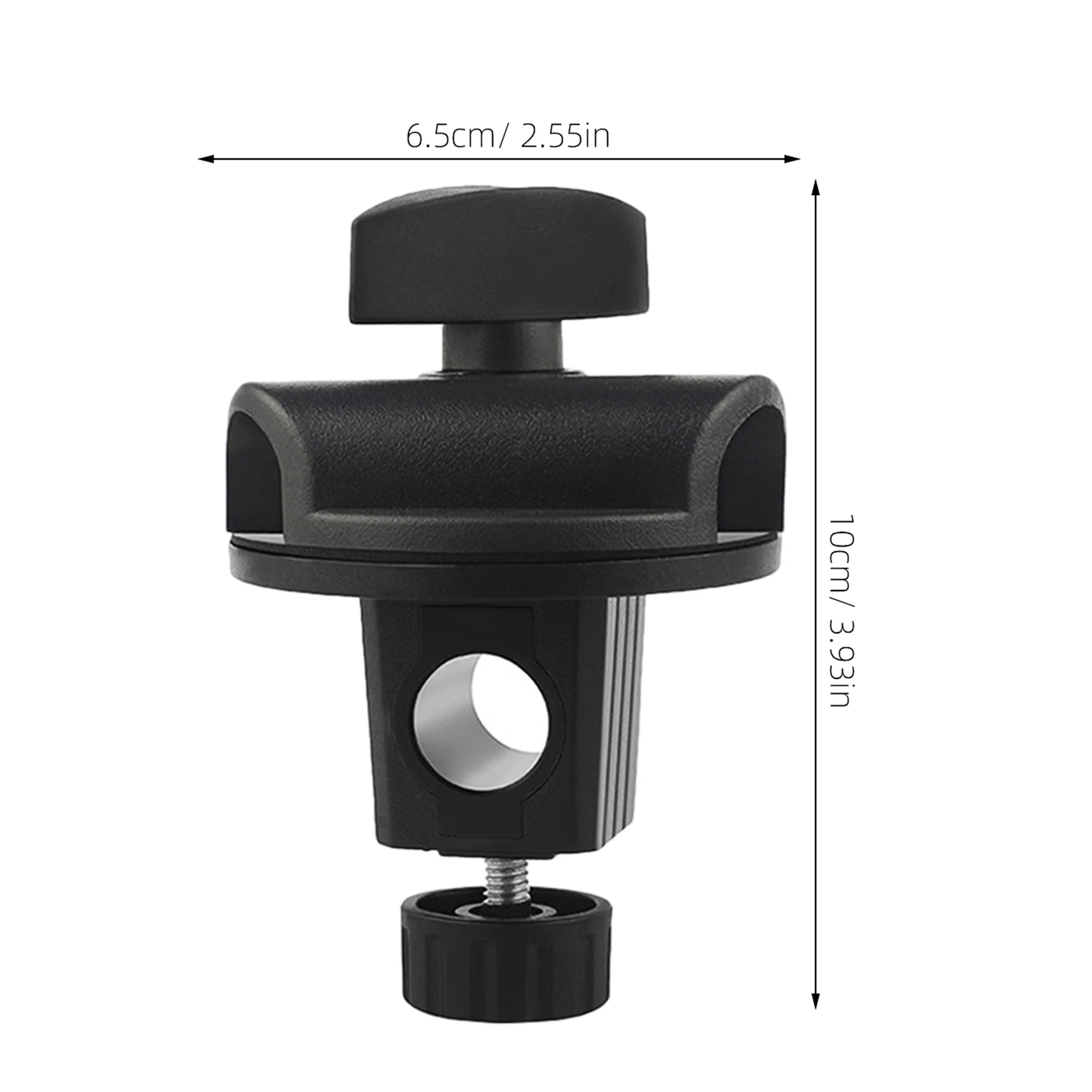 마이크 크로스바 암 유니버설 마이크 붐 스탠드 조절 가능한 브래킷 클램프 15mm 블랙 팟캐스트 장비 액세서리