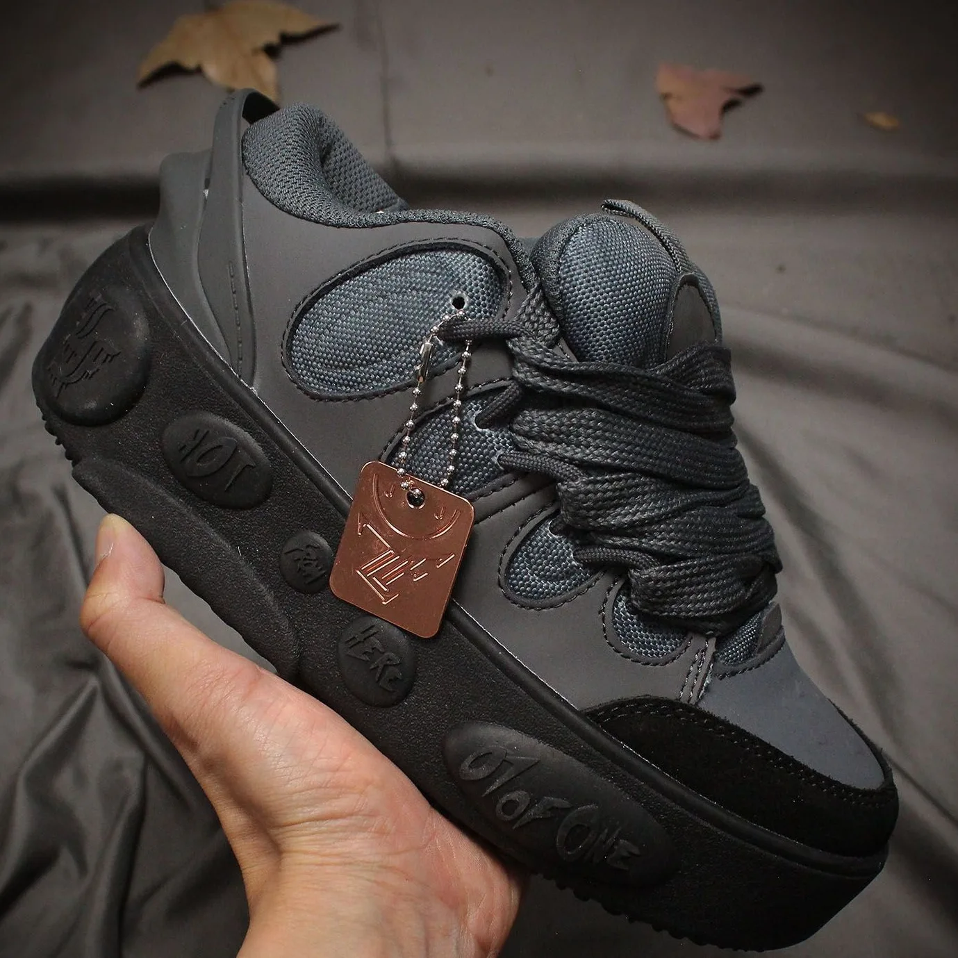 Black and gray