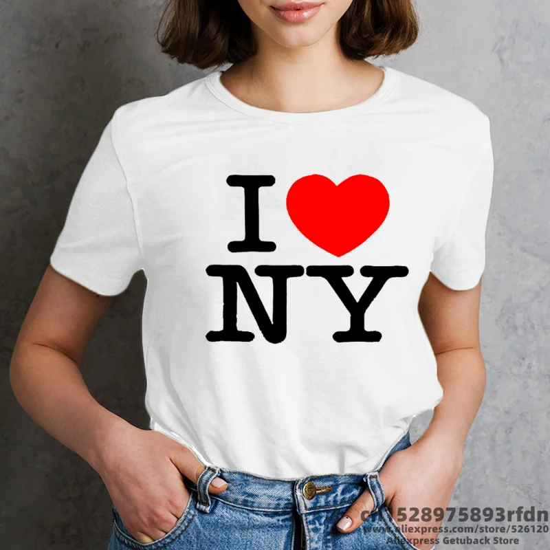 Tee Shirt Love New York, Love Ny Shirt Y2k, Love New York Y2k