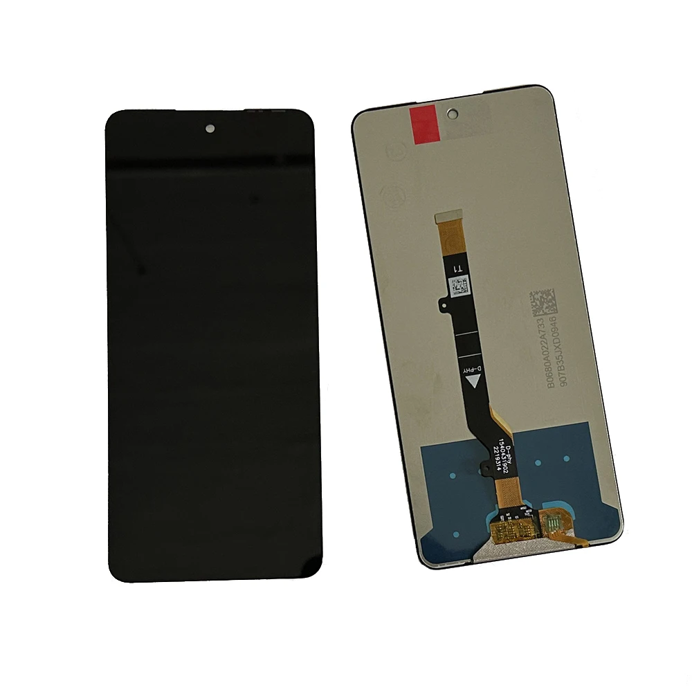 100% Tested Black 6.8 inch For Tecno Spark 8 Pro KG8 Full LCD Display Touch Screen Digitizer Assembly Panel Replacement parts