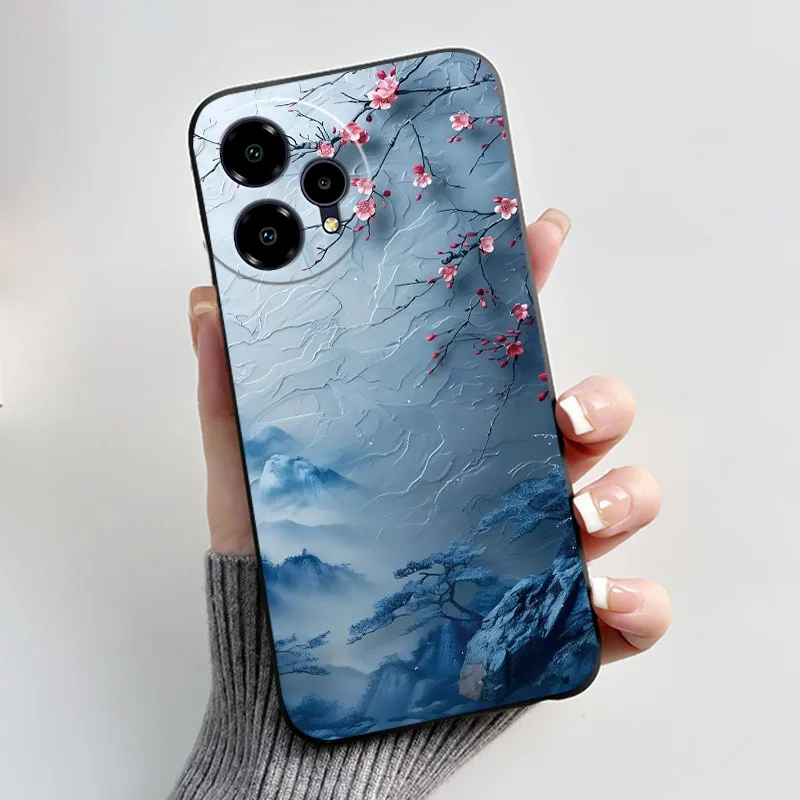 Aesthetic Cute Cat Cartoon Silicone Soft TPU Phone Case Cover