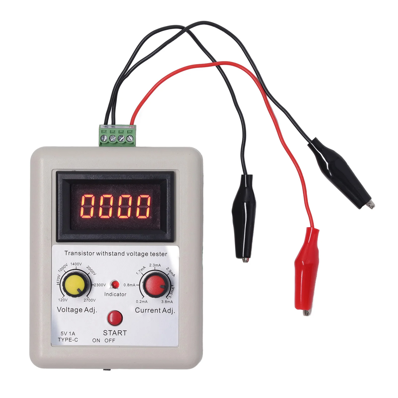 

Withstand Voltage Tester Digital Voltage Capability Detector For Diode MOS Triode Transistor 120V‑2700V