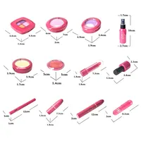 Children Simulation Cosmetics Girl Toys Pretend Princess Makeup Games Lipstick Nail Polish Play Home Model Toys For Girls Gifts 6