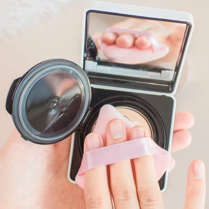 Triangle Powder Puff Soft Makeup Sponge for Face Make Up Eyes Contouring Shadow Cosmetic Washable Mini Velvet Foundation Puff 3