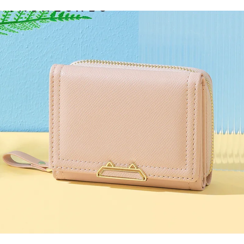 

New Large Capacity Student Wallet Niche Japanese Simple Folding Coin Wallet