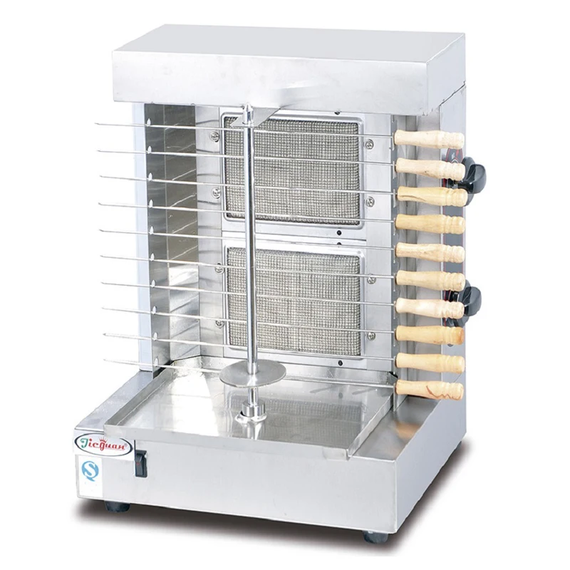 110V /220V Shawarma Machine LPG Gas Commercial Rotary Kebab Roaster Grill Oven Doner Machine