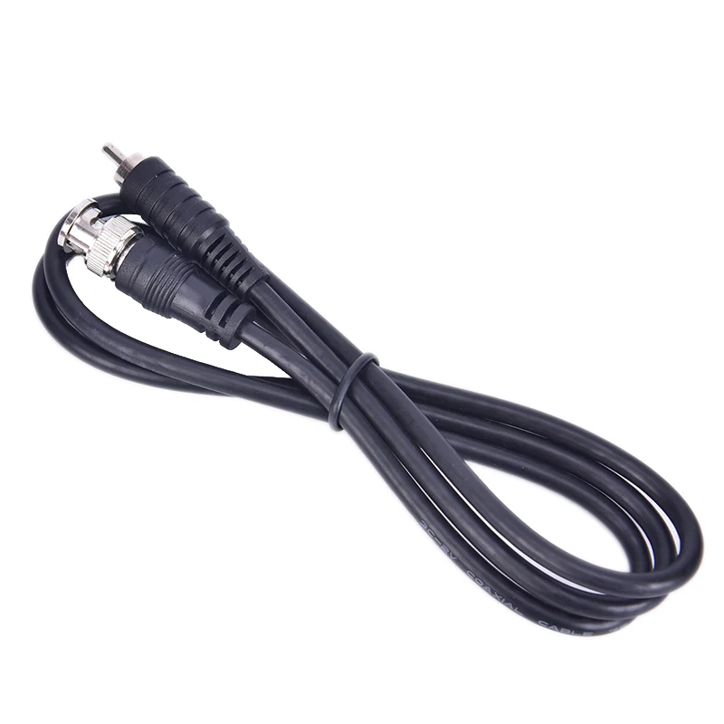 Conector de Cable Coaxial BNC macho a RCA macho, adaptador de vídeo para sistema de cámara CCTV, accesorios de cámara, 1M/3 pies