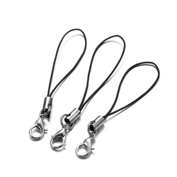 Versatile Lanyard and Keychain Accessory Set - Pack of 20/50/100 - 20Pcs (Black 01)