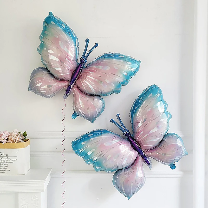 

Newest Butterfly Birthday Balloon Set Foil Ball Baby Shower Helium Balloon Decorations