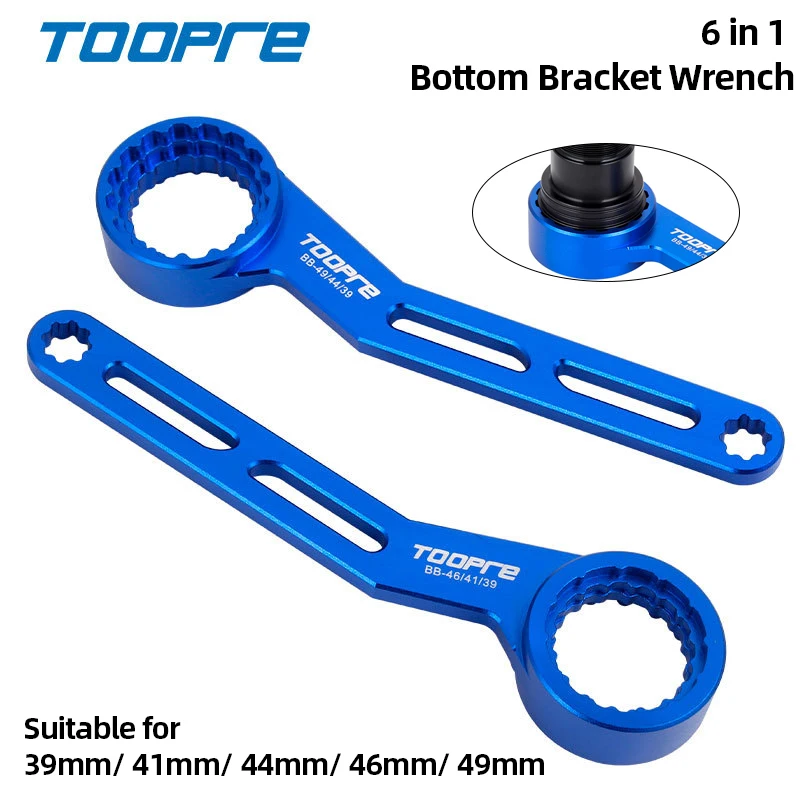 TOOPRE 6 In 1 Mtb Bicycle Tool Aluminum Bottom Bracket Bearing Removal