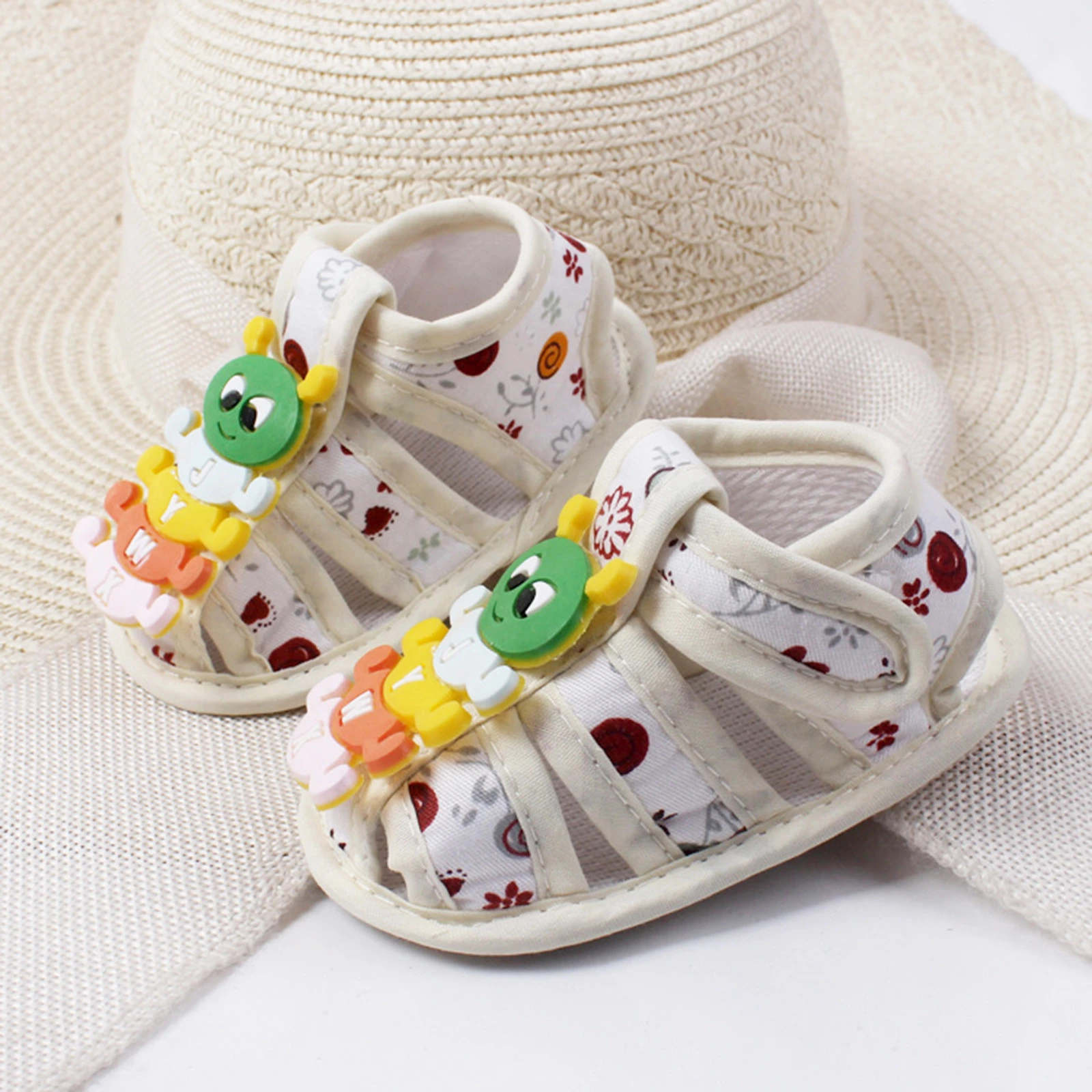 Zapatos para bebé de 0 a 3 meses, zapatillas de dibujos animados para bebé, botines de lana para cierre a presión| | - AliExpress