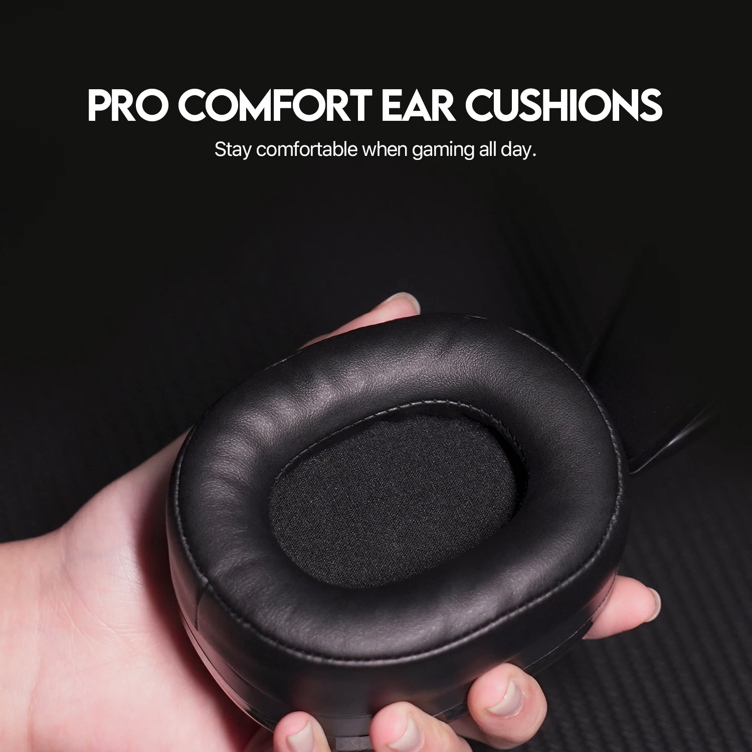 FANTECH AURORA HG29 Kabelgebundenes Headset mit 7.1 virtuellem Surround-Sound, Soft-RGB-Beleuchtung, 50-mm-Treibern, Mikrofon für PC_voghion.com