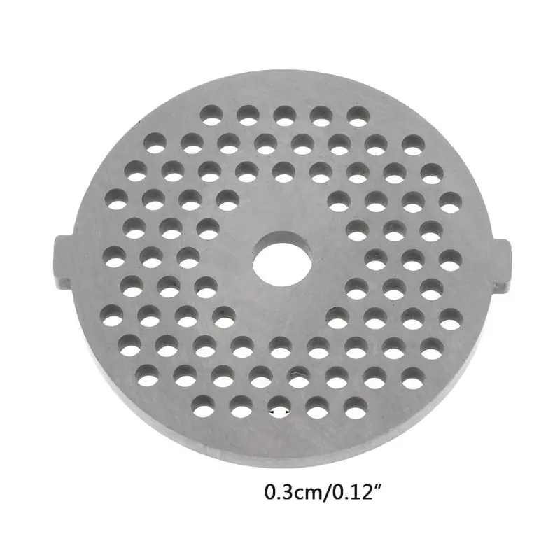 New Grinder Plate Net Knife Grinder Parts Stainless Steel Hole Plate for 55mm Diameter