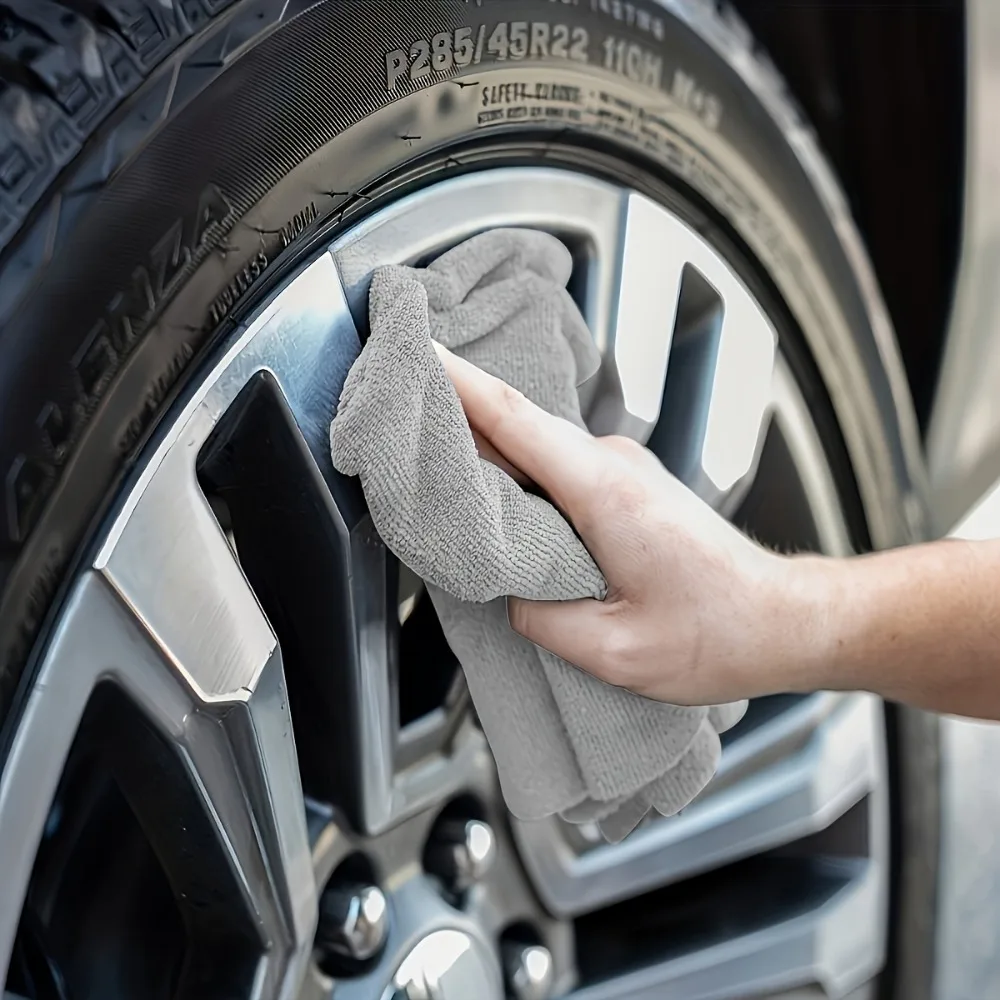 5/15Pcs Microfiber Car Towel Absorbent Kitchen Towel Quick Drying Cleaning Cloth Rags Home Cleaning Tools for Bath &Car Care 4