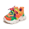 Students Sports Shoes Thick Soft Sole Boys Girls Running Shoes Colorful Fashion 2024 New Trend Children Sneakers Non-slip Casual 5
