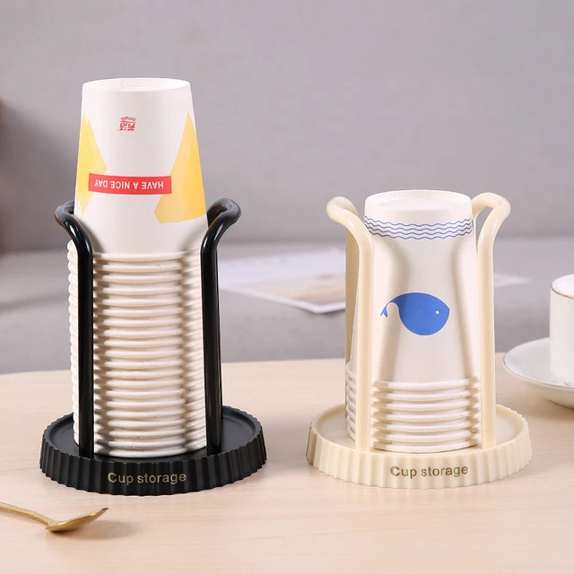 Household Disposable Paper Cup Holder, Desktop Paper Cup Storage Rack, Suitable For Living Room, Dining Room And Other Cup Taker 1