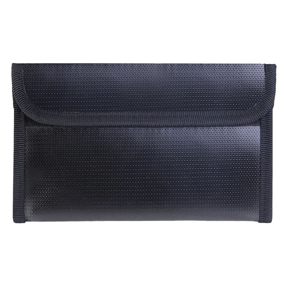 Водонепроникна вогнетривка сумка для зберігання, вогнестійка безпечна сумка для документів 20*13 см із застібкою-блискавкою, підходить для грошей, готівкових ювелірних виробів