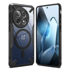 Fusion X Dual Layer Clear Back Protective Case with Soft TPU Frame and Heavy Duty Drop Protection (Magnetic for 13)