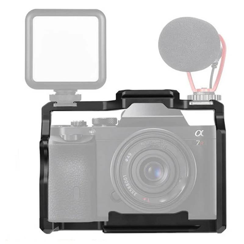 

Клетка для видеокамеры держатели для обуви для Sony A7M4/A7M2/A7M3/A7R3/A7R2/A72/A73/A74 Сменные аксессуары для фотосъемки