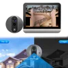 Smart Peephole Camera 4.3 IPS Screen Wireless Digital Door Bell PIR Motion Detection for Home Security Accessories 1