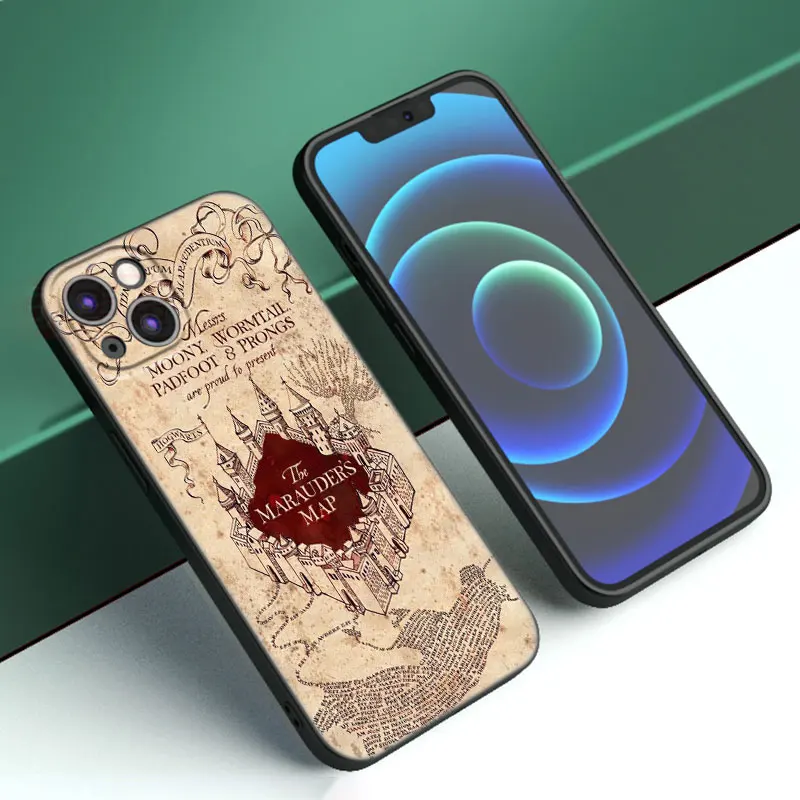 thumbnail image 1 of Funda de silicona negra para teléfono Apple, carcasa para iPhone 12, 13 Mini, 11, 14, 15, 16 Pro Max, 7, 8 Plus, 1 of 5