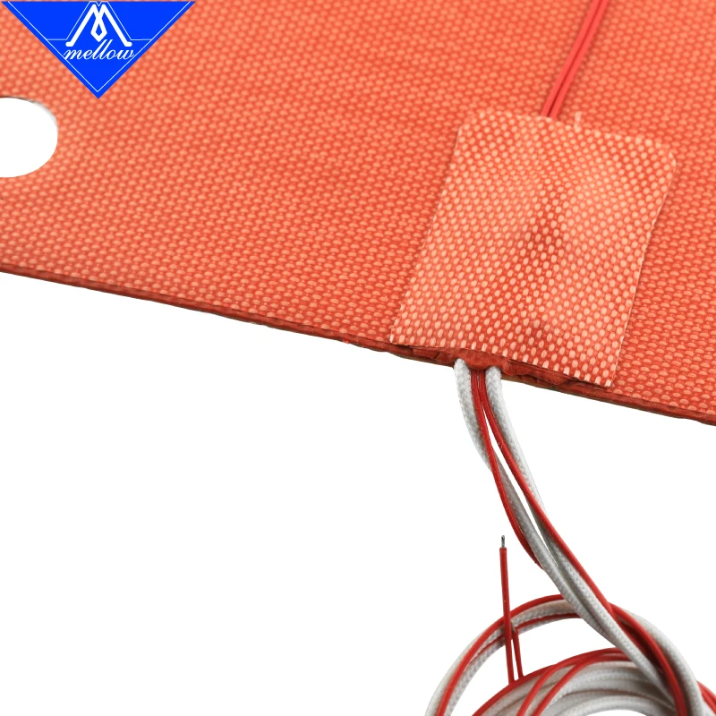 유연한 실리콘 히터, VzBoT 235 3D 프린터용 가열 베드 빌드 플레이트, Mellow Top VZ235, 220x220mm, 150C 세이프가드, 110V, 220V