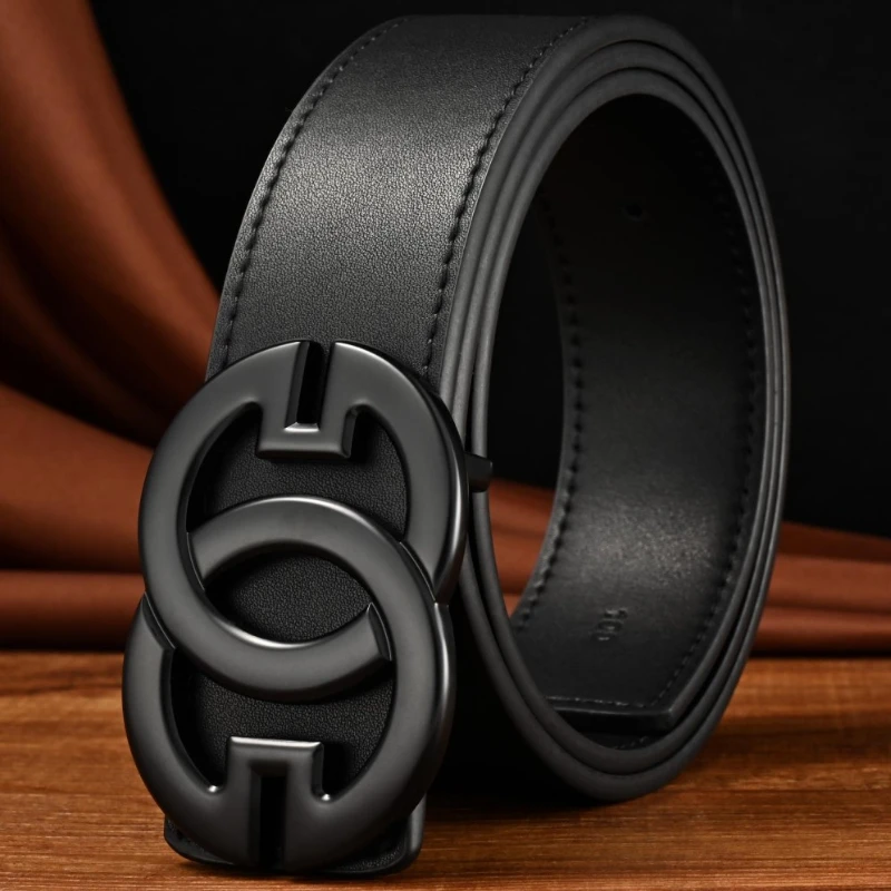 Men's Fashion Trend Turning Good Luck Black Automatic Belt - Temu