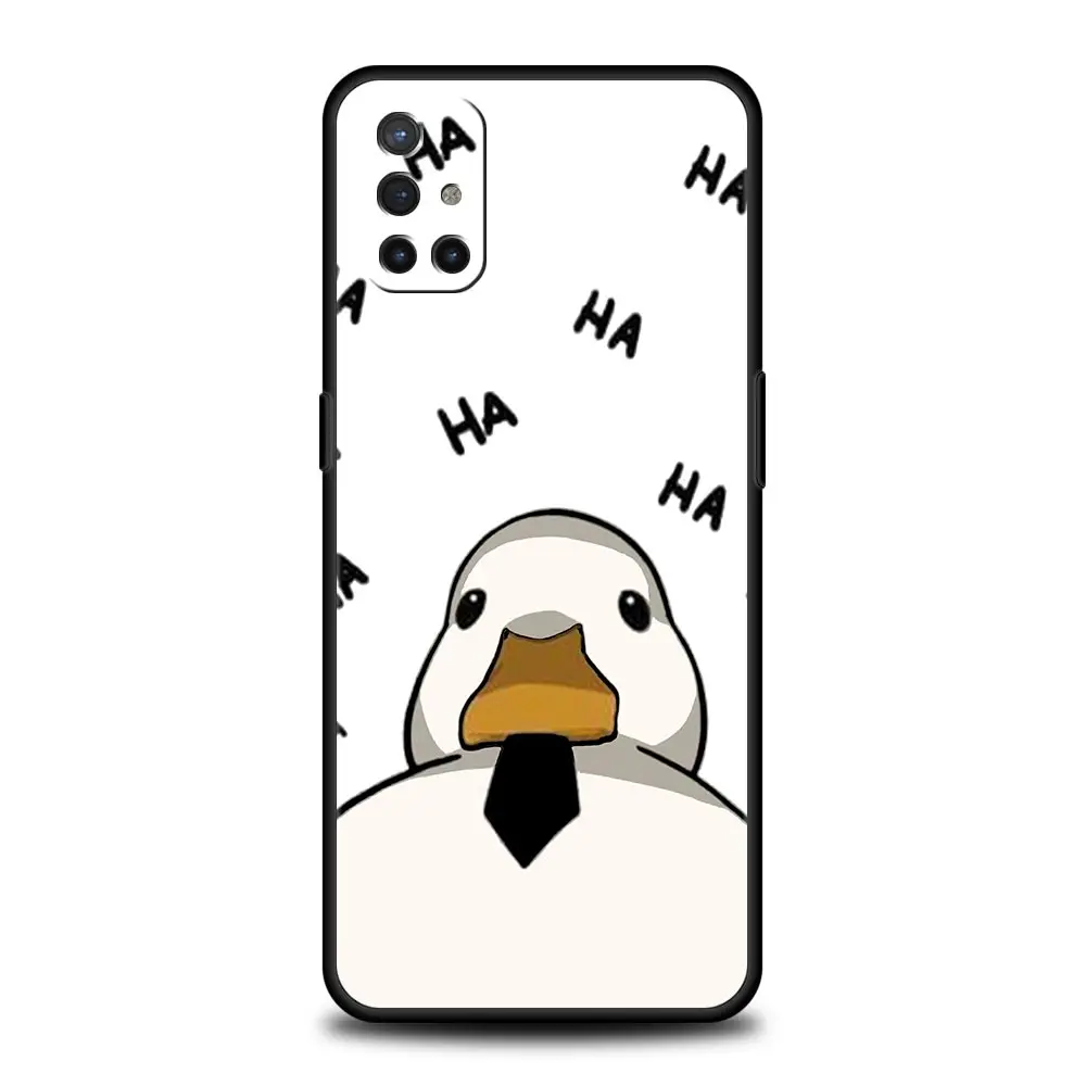 Soft Silicone Phone Case with Duck Art Design