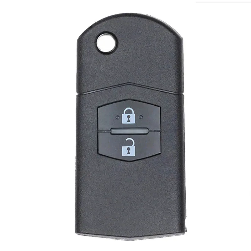 KEYECU 2 Buttons 433MHz 4D63 Chip for Mazda 2 DE Series 2012 2013 2014 Flip Remote Control Key Fob 5WK43409D 5WK43409E 5WK43409F
