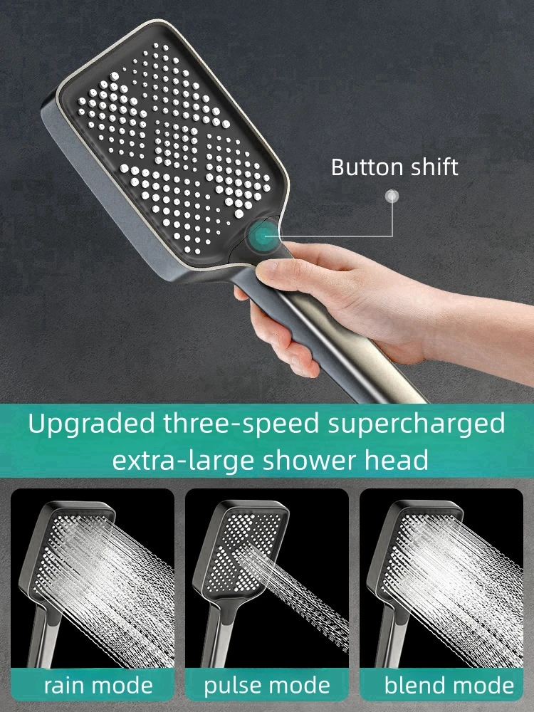 Dd-home Modern Electric Hygienic Sunflower Rainfall Showers System Set Replete for The Smart Bathrooms Accessories Thermostat