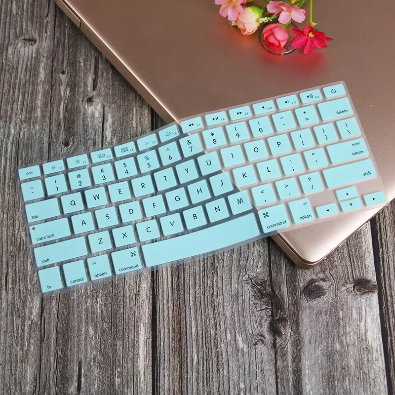 Premium Keyboard Cover for MacBook Pro and Air - US English Layout