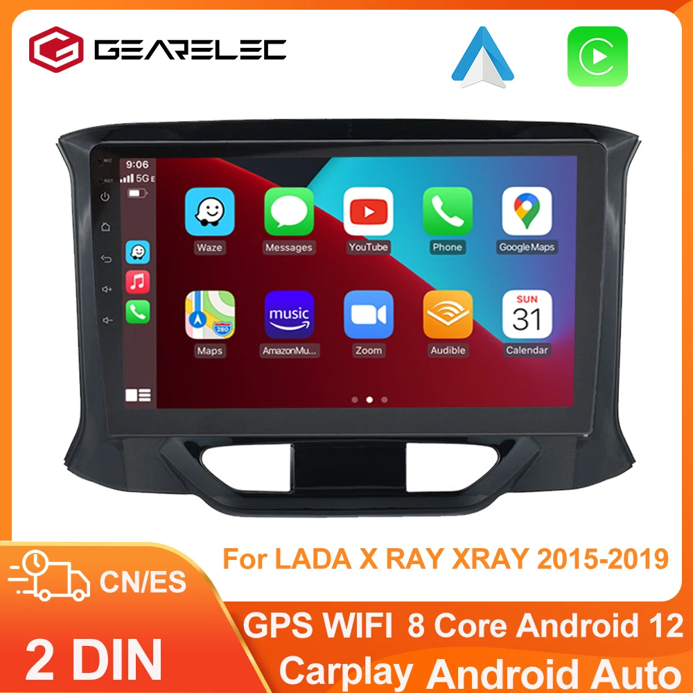 

2 Din 9" Android 11 Car Stereo Radio Multimedia Video Player For LADA X Ray Xray 2015 - 2019 Navigation GPS Carplay autoradio 4G