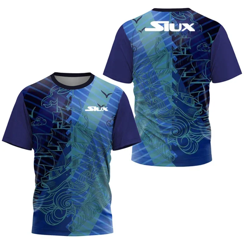 

New SIUX Men's Quick Dry T-shirt Summer Sweat Running Sweatshirt Short Sleeve Breathable Badminton Tennis Volleyball Sports Tops