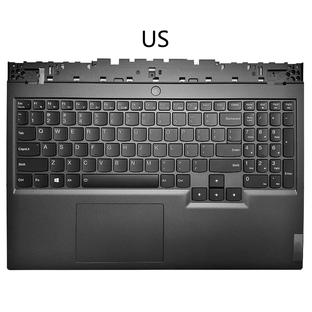 Teclado Retroiluminado para Lenovo Legion Novidades Upper Cover Case Russo Espanhol Eua Reino Unido Legião 515 5-15ith6h 5-15ith6 5-15ach6h - Imagem 6