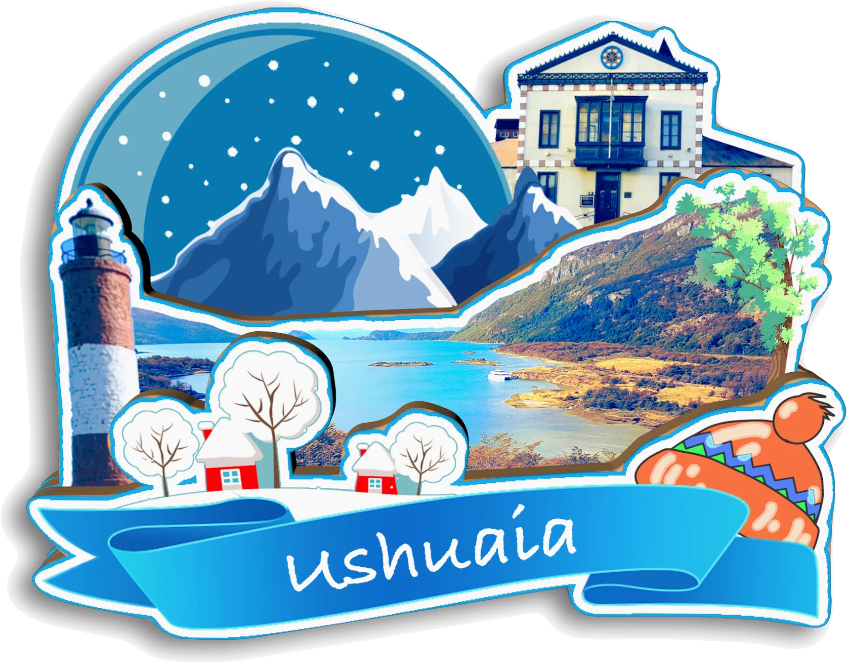 Argentina Fridge Magnet Buenos Aires Cordoba El Calafate San Carlos De Bariloche Ushuaia Puerto Iguazu Argentina Fridge Magnet Travel Souvenir