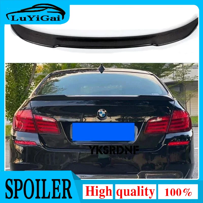 Per Bmw Serie 5 F10 F18/F10 M5 Berlina Cs Style Carbon Forged Carbon Spoiler Posteriore Tronco Ala 2009-2017