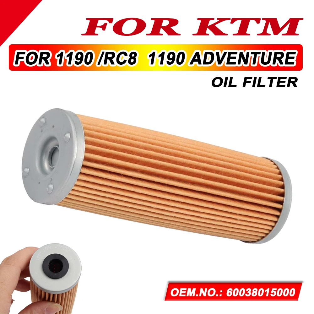 Filtro Olio Moto Per Ktm 1190 Rc8 2009-2011 Ktm 1190 Adventure 1190 Adv R 2013-2016 Accessori Filtro Carburante Gas Pezzi Di Ricambio