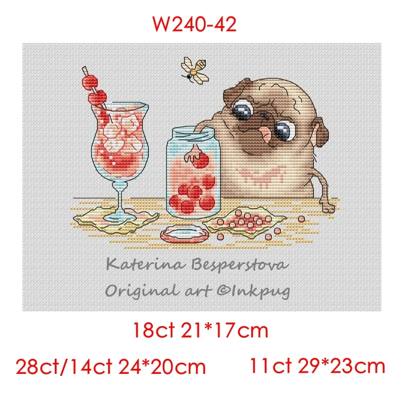 Stitch and Sip Cross Stitch Thread Pack