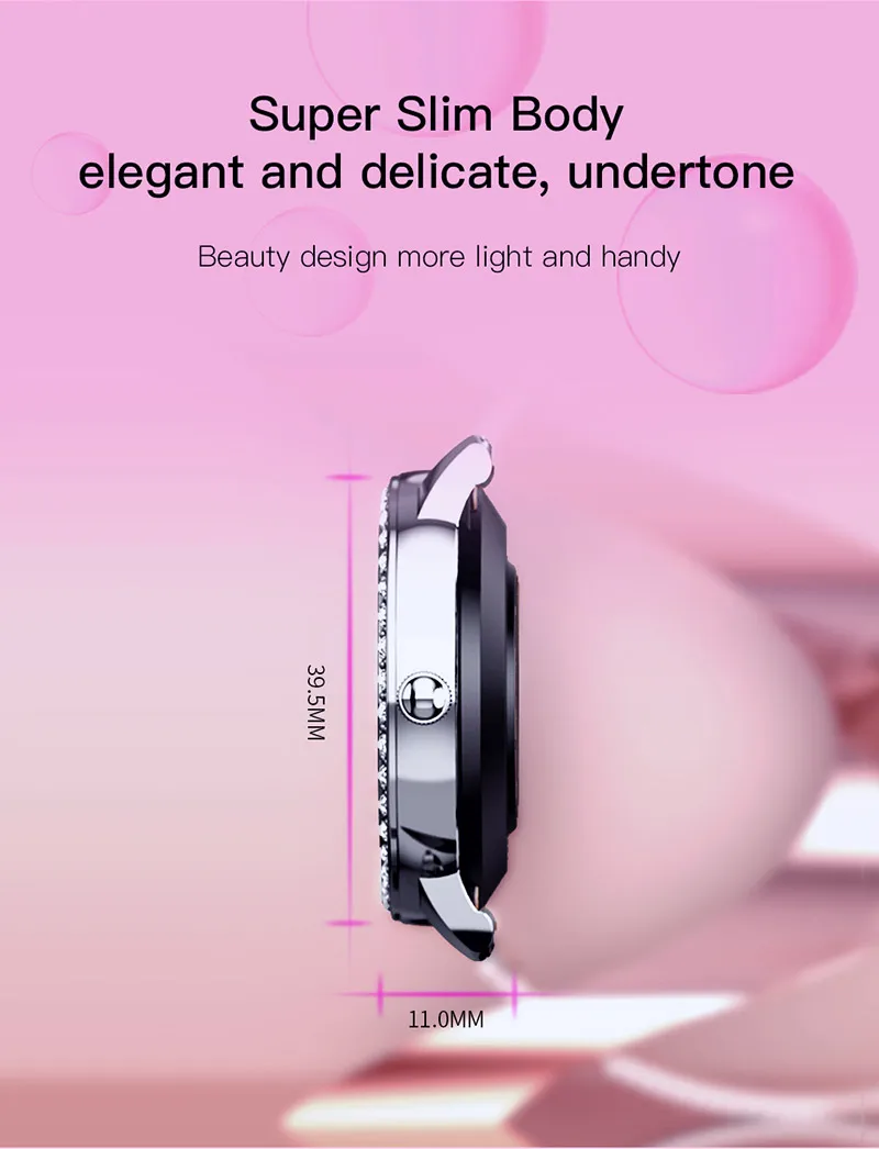 Lady Diamonds Smart Watch Women's Lovely Smartwatch Heart Rate IP68 Waterproof Smart Clock For IOS Android Sports Smart-watch