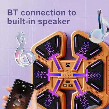 New Smart Music Boxing Machine for Children Adult Wall Mounted Boxing Trainer Home Sports Response Training Boxing Wall Target 4