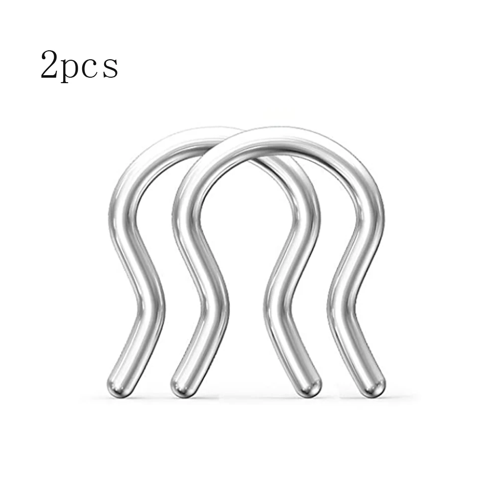Septum Retainer Nose Rings Hoop Horseshoe Cartilage Tragus Septum Ring Body Piercing 2pcs/12pcs