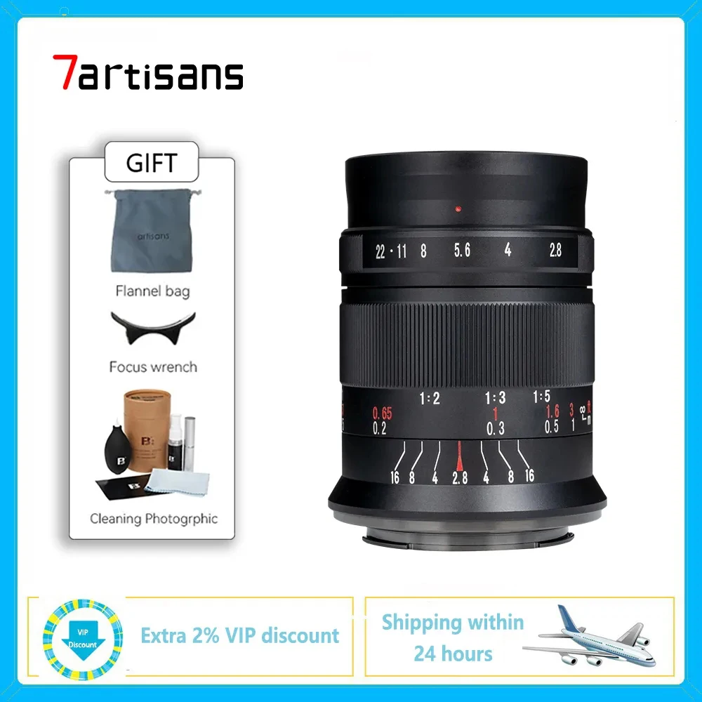 7 Artigiani 7 Artigiani 60Mm F2.8 Ii Mf Aps-C Obiettivo Macro Per Sony E Nikon Z Z50 Fuji Xf Canon Ef-M Canon Rf R6 M4/3 Leica L Mount