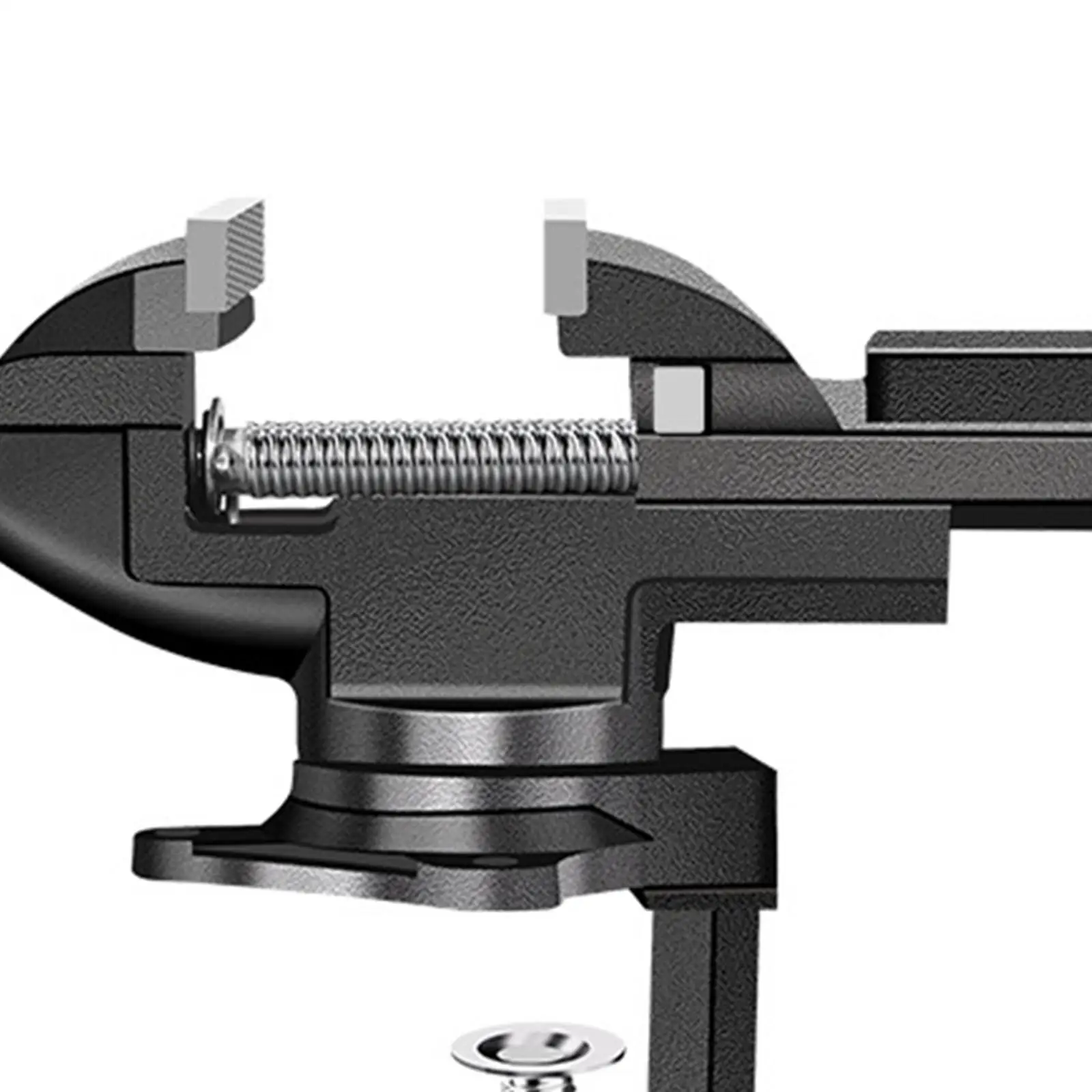 Table Vise Bench Vise 360 Degree Rotating Hand Tools Mini Universal Clamp on Vise Tabletop Clamp for Model Craft_voghion.com