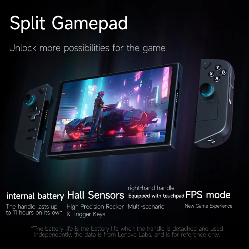 Lenovo LEGION Go Original Handheld game console PDA/PPC AMD Ryzen Z1 Extreme 8.8" 2.5K 144Hz Support FPS mode Portable laptop 3